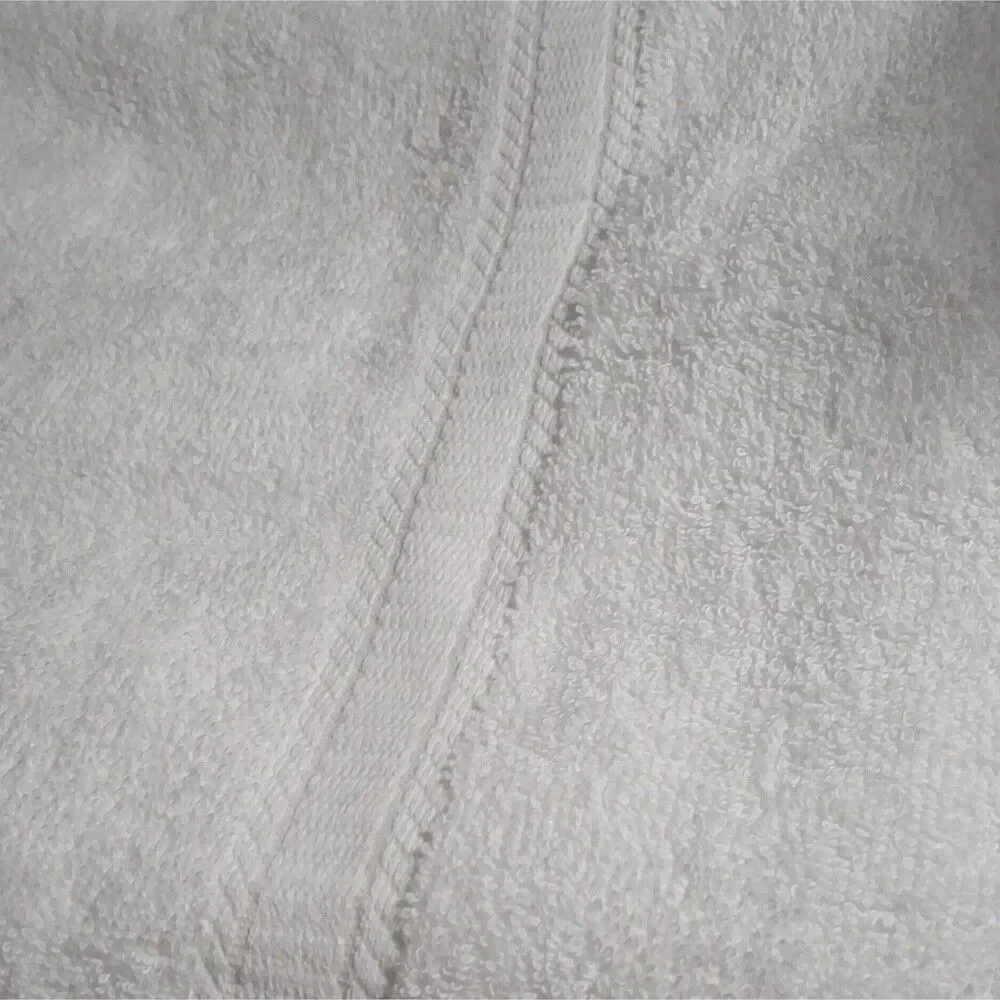 Mainstays Basic Bath Towel White 100% Cotton 27x52 Absorbent OEKO-TEX